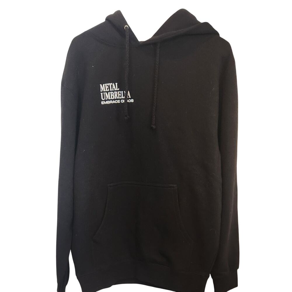 Metal Umbrella Men's Hoodie‎ Size Small